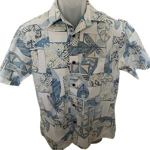BISHOP ST Apparel Hawaiian Aloha Shirt Men